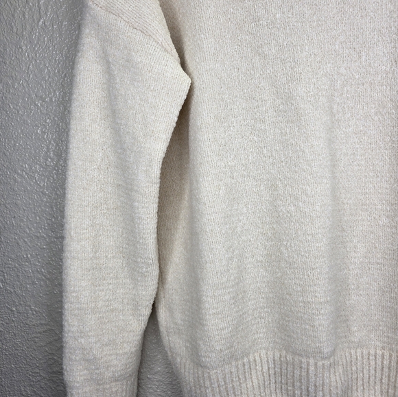 NWOT Rae Dunn Womens Crewneck Cream LOVE Print Sweater Size Xs - Picture 8 of 11